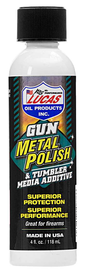 Lucas Oil 10878 Gun Metal Polish 4 oz Bottle