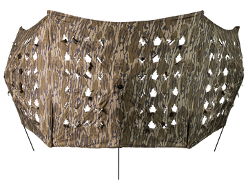 Walkers Game Ear Ameristep Throwdown Ground Blind Mossy Oak BottomLand 91 in x 25 in