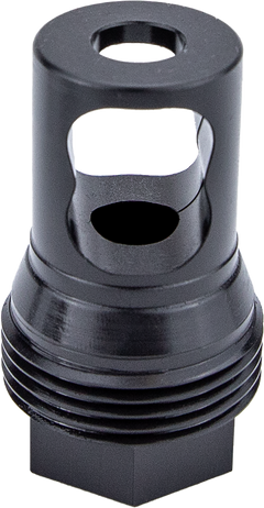 KGM Suppressors R50T Taper Muzzle Brake M25x1.5 Black Nitride Steel