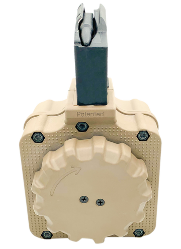 ProMag DRMA1-FDE 50-Rd .308 Drum Magazine AR-10 FDE Polymer