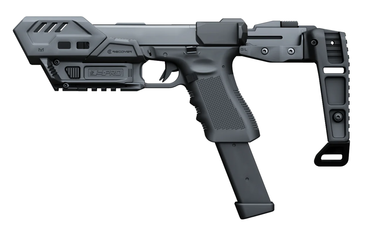 Recover Innovations S-Pro MG Full Kit Black Pistol Stabilizer - Sig Sauer P365 X-Macro