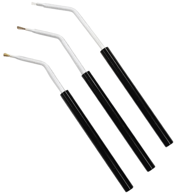 Birchwood Casey Angled Cleaning Brushes 8" Bronze/Nylon/Stainless Steel Bristles 3 Pack