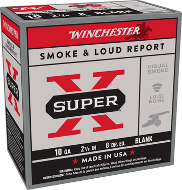 Winchester Ammo Super X 10 Gauge 2.875" Blank 25 Rd - Box or Case