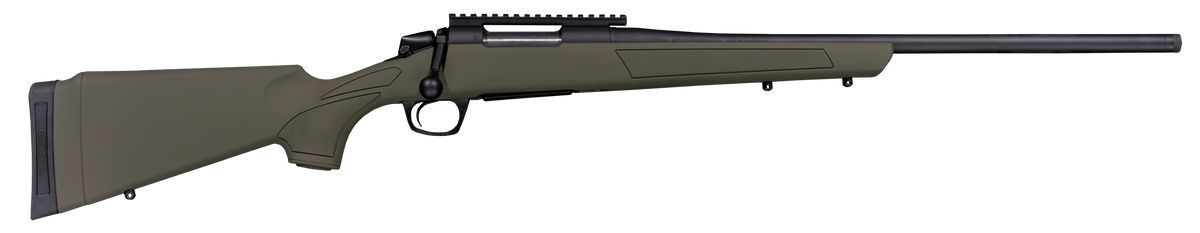 CVA Cascade 300 Win Mag 24" 4+1 Bolt Action Rifle - Black Cerakote / OD Green