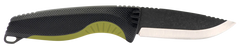 S.O.G Aegis FX 3.70" Fixed Drop Point Plain Stonewashed 4116 SS Black GRN w/Moss Green Handle