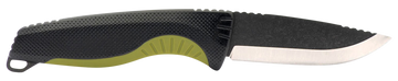S.O.G Aegis FX 3.70" Fixed Drop Point Plain Stonewashed 4116 SS Black GRN w/Moss Green Handle