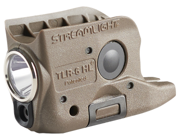 Streamlight TLR-6 HL G 300 Lumens White LED/Green Laser Pistol Light - Flat Dark Earth - Glock 42/43/43X/48