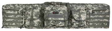 G*Outdoors GPS DRC55ACU Double Rifle Case 55" A-TACS AU 600D Polyester - Holds 2 Rifles
