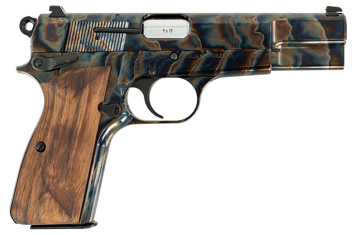 Inglis GP-35 9mm Luger 4.70" 15+1 Semi-Auto Pistol - Color Case Hardened