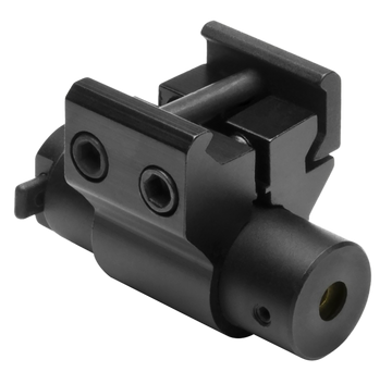 NcStar ACPRLS Compact Red Laser w/ Weaver Mount - Black Anodized