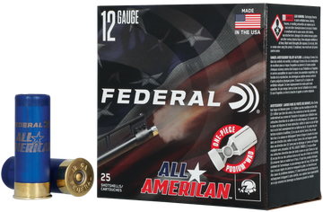 Federal All-American 12 Gauge 2.75" 1 1/8 oz #8 Shot Shotshells - Box or Case