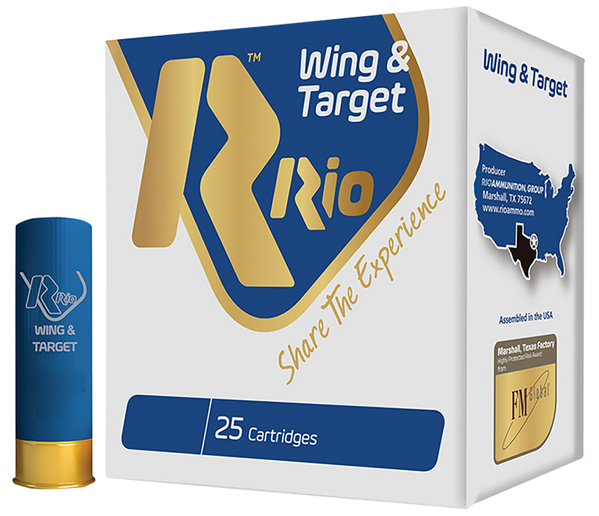 Rio Ammunition Wing & Target 12 Gauge 2.75" 1 oz 8 Shot - Box or Case
