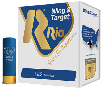 Rio Ammunition Wing & Target 12 Gauge 2.75" 1 oz 8 Shot - Box or Case