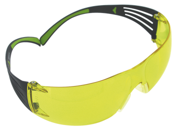 3M Peltor SecureFit 400 Sport Safety Glasses - Amber Polycarbonate Lens Anti-Fog ANSI Z87.1