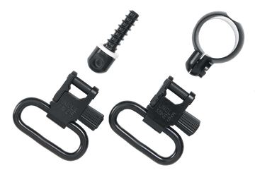 Uncle Mikes 13312 Full Band Sling Swivel Set QD Blued 1.25" Loop - Lever Action Winchester & Marlin