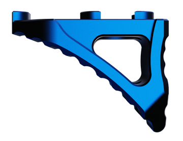 Rise Armament RA-030-BLU Micro Hand Stop M-LOK Skeletonized 7075-T6 Aluminum - Patriot Blue