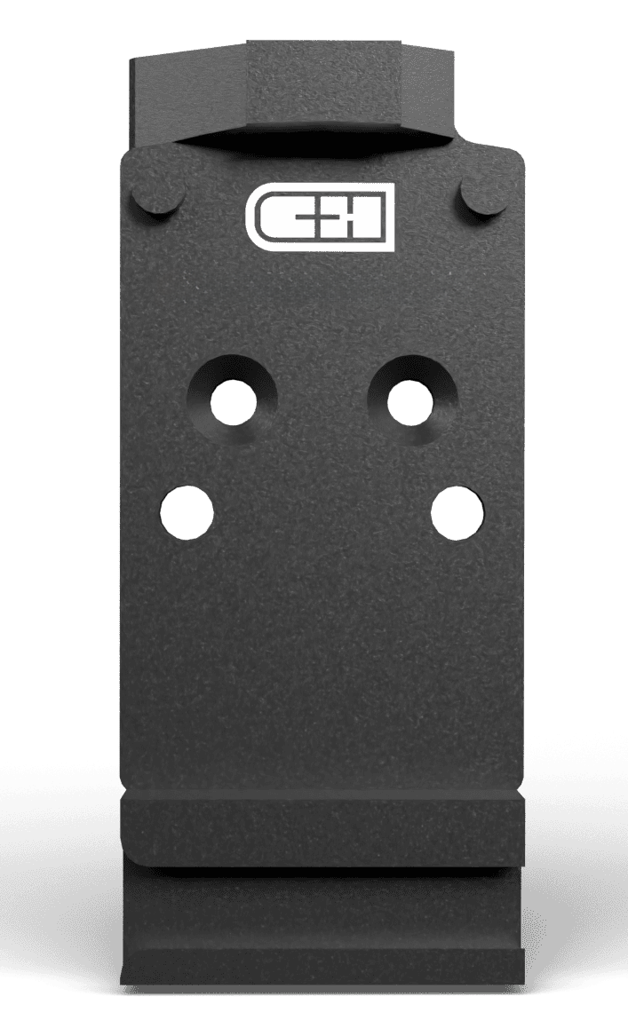 C&H Precision CZ Shadow 2 V4 Optic Mount Plate Steel Hard Anodized - Trijicon RMR
