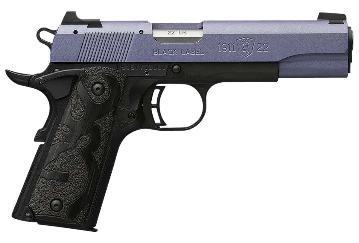 Browning 1911 Black Label Full Size 22 LR 4.25" 10+1 Semi-Auto Pistol