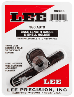 Lee Precision 90155 Case Length Gauge 380 ACP with Shell Holder