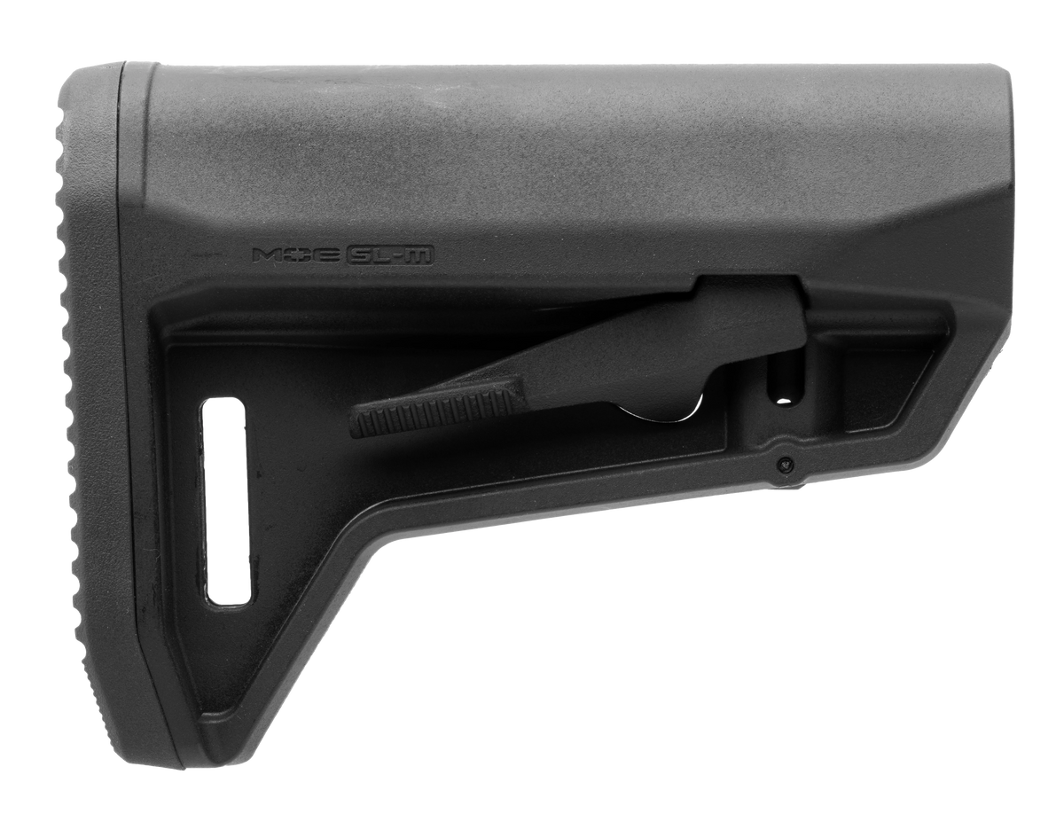 Magpul Industries MOE SL-M Carbine Stock Black Polymer Mil-Spec AR-15/M4