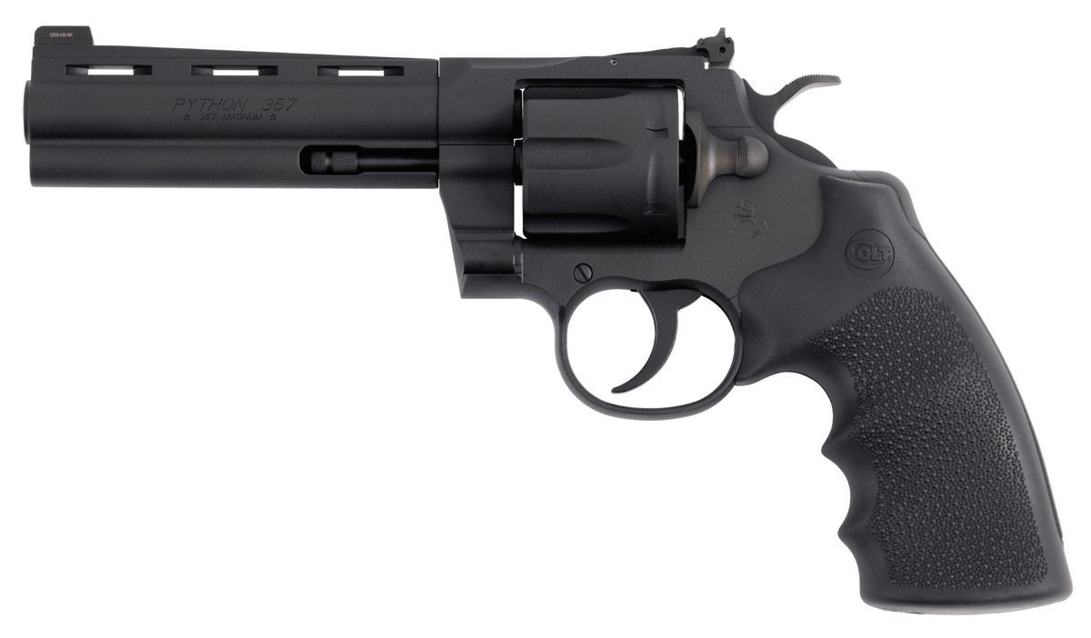 Colt Mfg Python 357 Mag/38 Special 5" 6-Shot DA/SA Revolver - Matte Blued