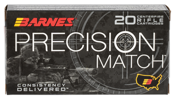 Barnes Bullets Precision Match 6mm Creedmoor 112gr Open Tip Match Boat Tail 20 Rd - Box or Case