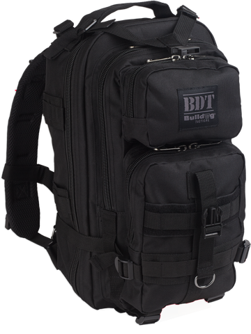 Bulldog BDT Tactical Compact Backpack 18" H x 10" W x 10" D Black