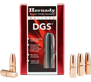 Hornady DGS 423 Cal .423 400 gr Dangerous Game Solid Reloading Bullets - 50 Per Box