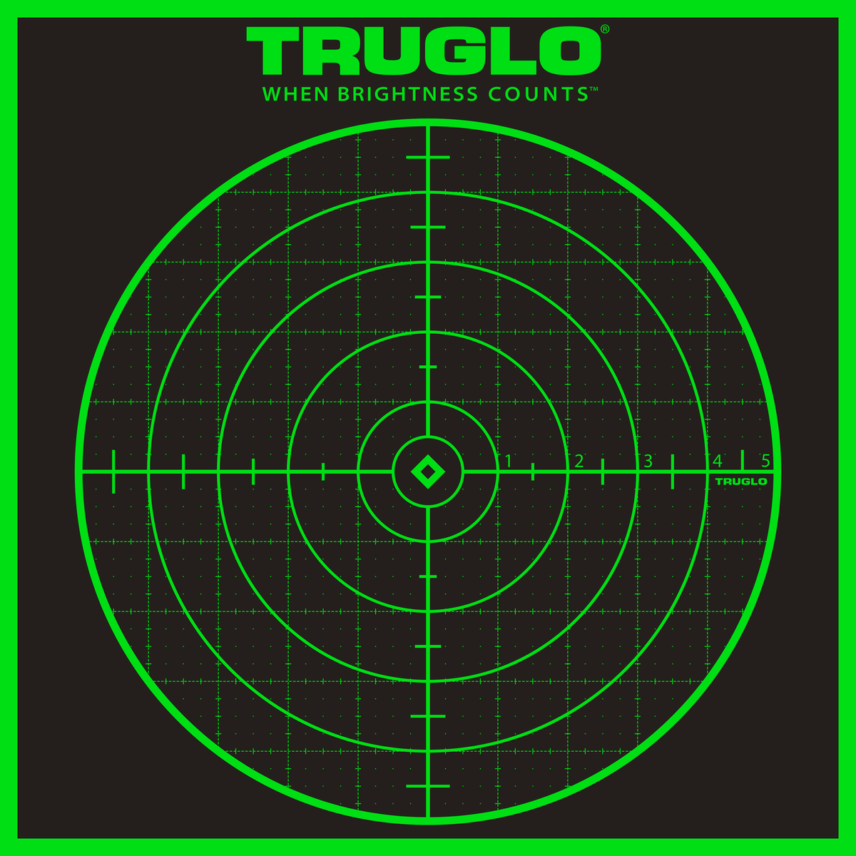 TruGlo TG10A6 Tru-See Grid 12x12 Self-Adhesive Splatter Paper Targets 6-Pack