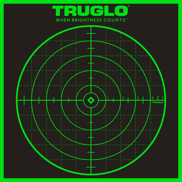 TruGlo TG10A6 Tru-See Grid 12x12 Self-Adhesive Splatter Paper Targets 6-Pack
