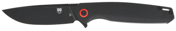 CobraTec Knives Rath EDC 3.5" Folding Plain D2 Steel Black G10 Handle