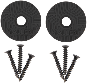Allen 5649 Disc Gun & Tool Magnet Set Black Metal Screw-On 2 Pack