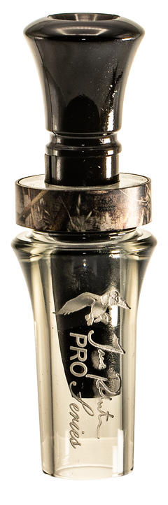 Duck Commander DCPROAS Jase Robertson Pro Series Double Reed Mallard Hen Duck Call - Smoke Gray Acrylic