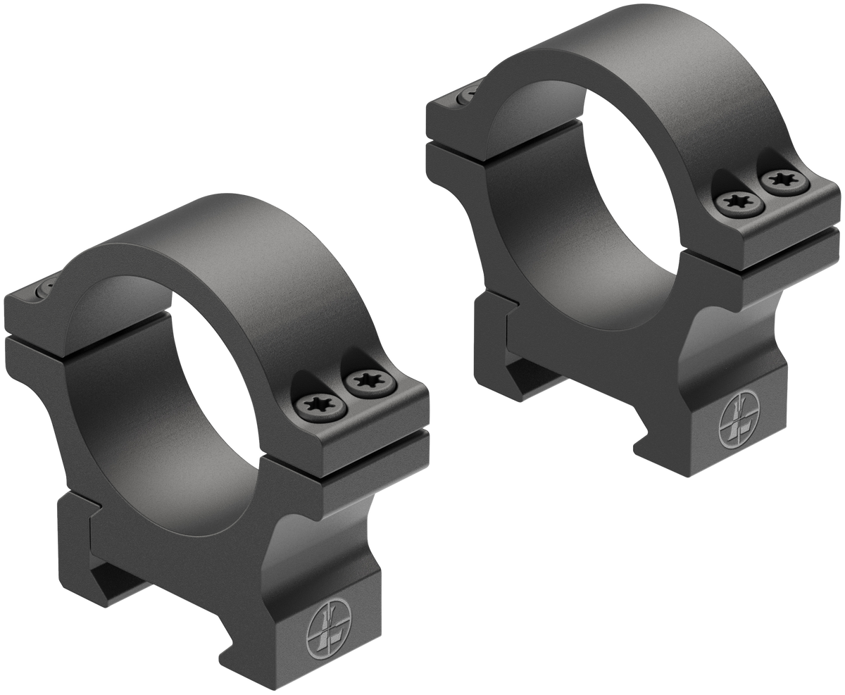 Leupold Open Range Cross-Slot 30mm Low Matte Black Scope Rings