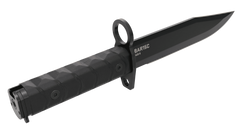 S.O.G BAR15D 6" Bayonet Fixed Blade Drop Point AUS-8 Black PVD G10 Handle
