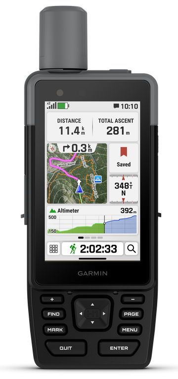Garmin GPSMAP H1 GPS Dog Tracker 64GB Touchscreen - Black/Gray