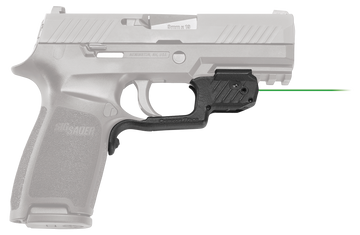 Crimson Trace LG-420G Laserguard Green Laser Sight for Sig P320/M17/M18 (Except Subcompact) - Black Polymer