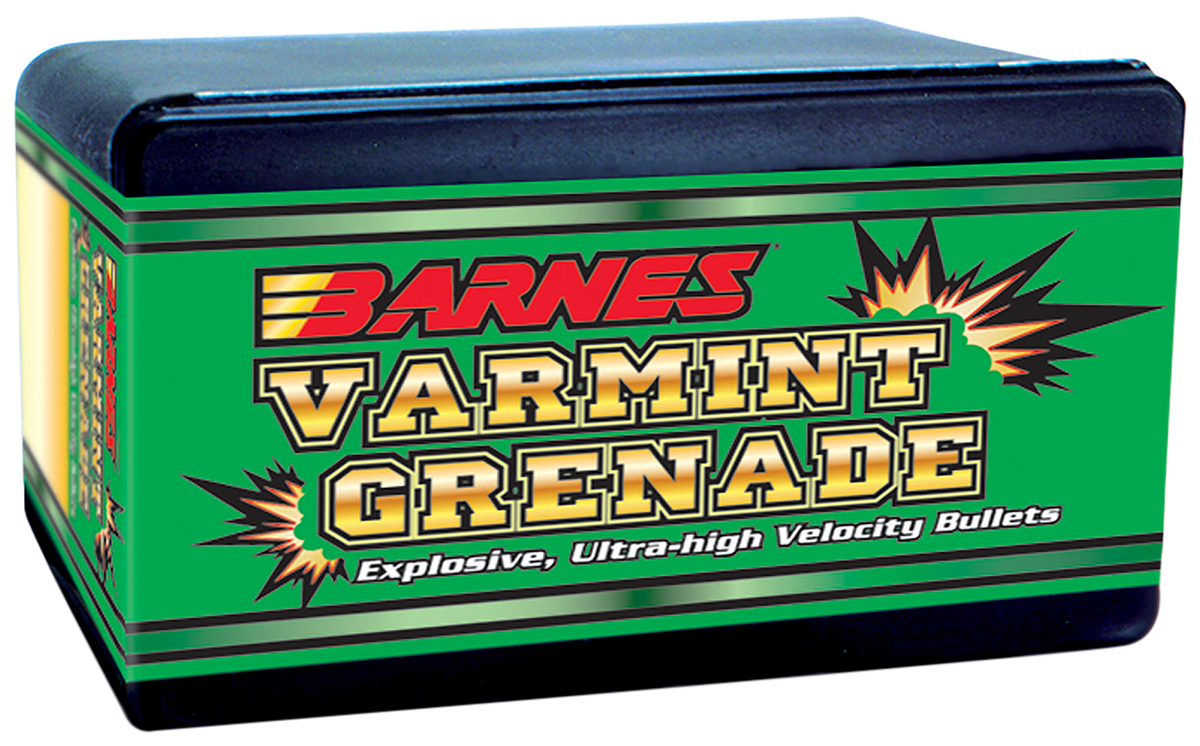 Barnes Bullets Varmint Grenade Ultra High Velocity 223 Rem 50 gr Flat Base Hollow Point 100/Box