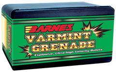 Barnes Bullets Varmint Grenade Ultra High Velocity 223 Rem 50 gr Flat Base Hollow Point 100/Box