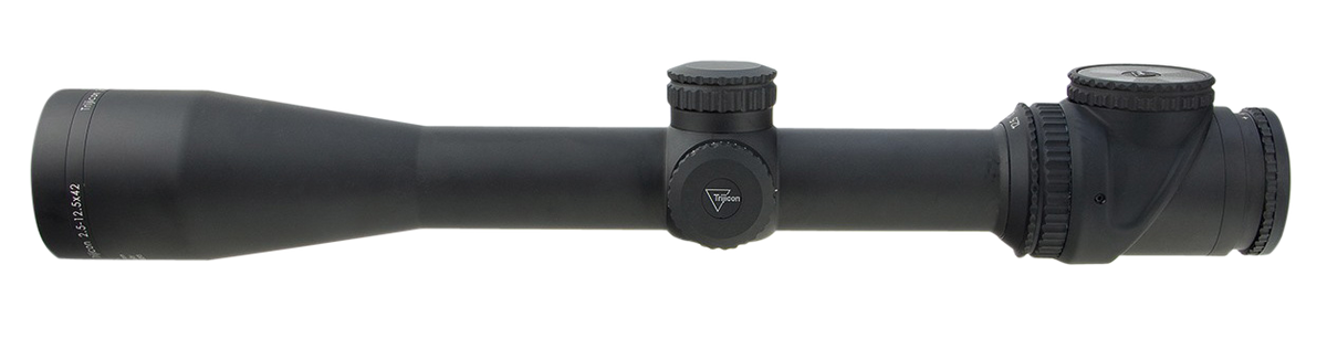 Trijicon AccuPoint 2.5-12.5x42mm 30mm Tube Illuminated Mil-Dot Green Dot Riflescope - Matte Black