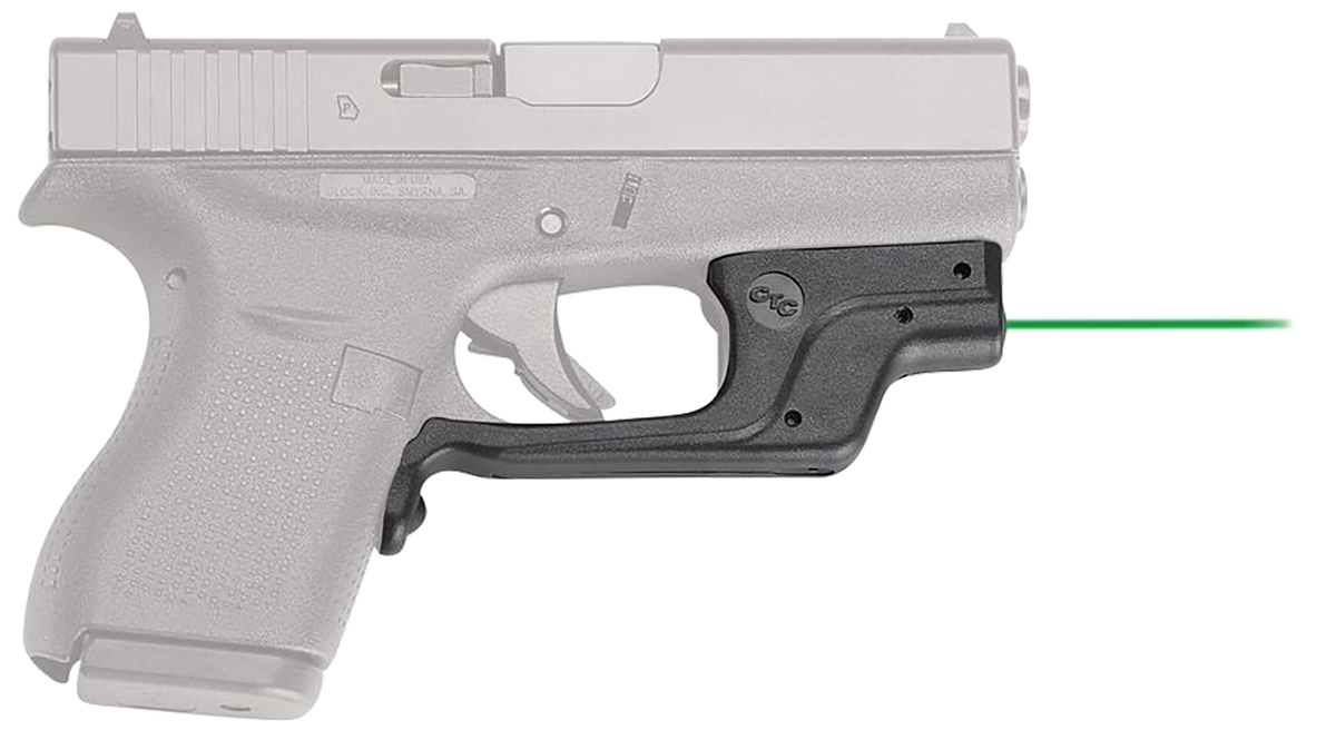 Crimson Trace LG-443G Laserguard Green Laser Sight for Glock 42/43/43X/48 - Black Polymer