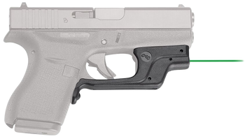 Crimson Trace LG-443G Laserguard Green Laser Sight for Glock 42/43/43X/48 - Black Polymer