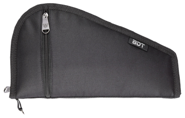 Bulldog BDT619B Deluxe Pistol Case 9" Black Nylon w/ Pocket & Sleeve