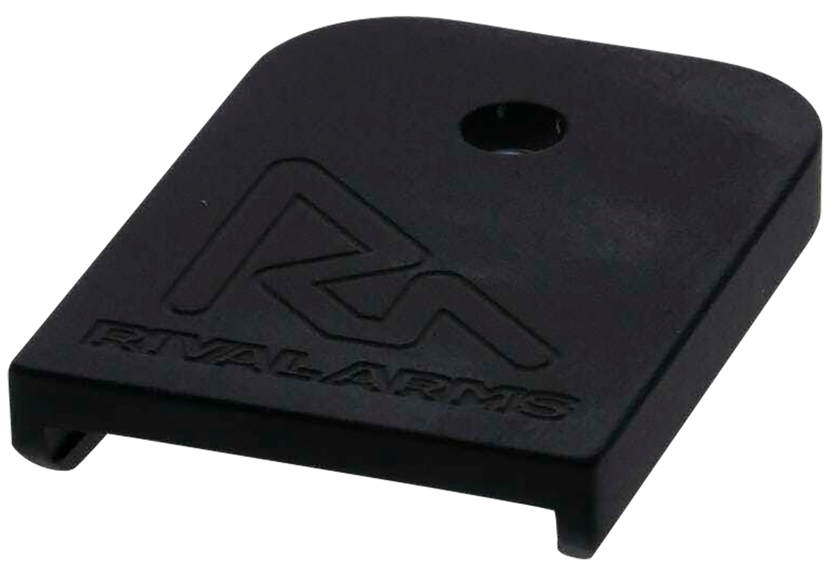 Rival Arms RA70G001A Mag Baseplate 9mm Luger/40 S&W/357 Sig Black Anodized Aluminum for Glock