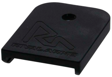 Rival Arms RA70G001A Mag Baseplate 9mm Luger/40 S&W/357 Sig Black Anodized Aluminum for Glock