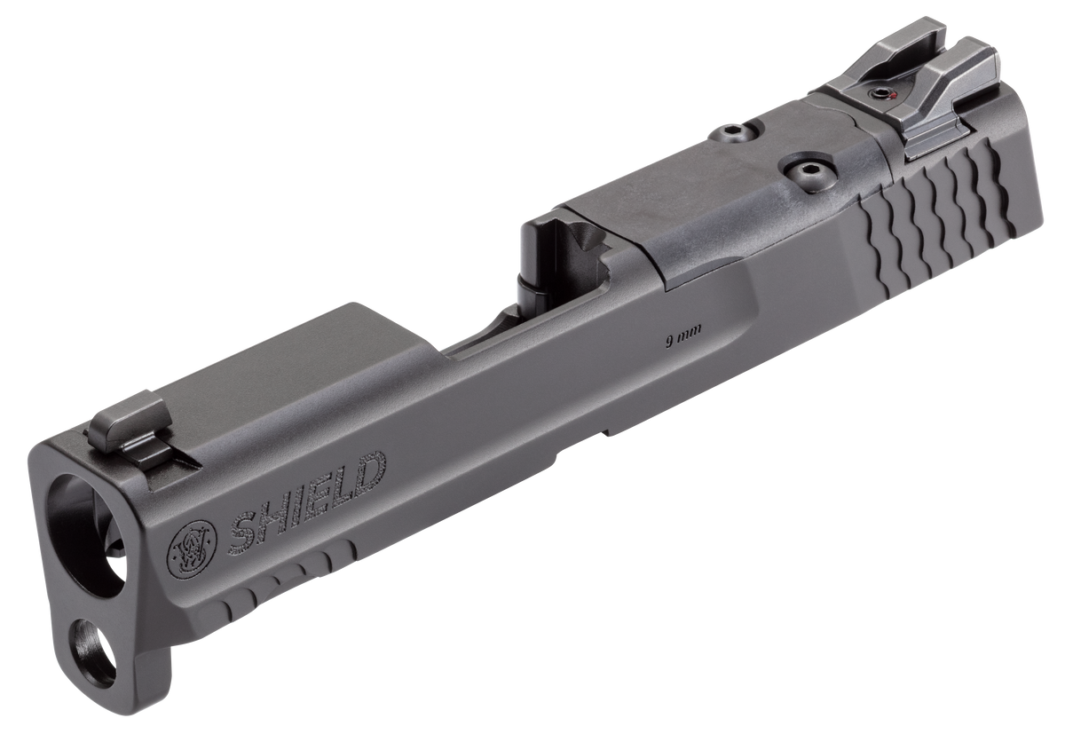 Smith & Wesson M&P Shield / Shield Plus Optic-Ready Slide Assembly 9mm Luger 3.1" Black Armornite