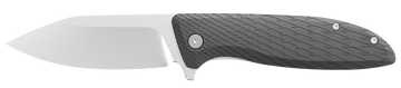 Outdoor Edge Brutus 3.30" Folding Sheepsfoot Plain 4Cr14MoV Black Glass-Filled Nylon Handle