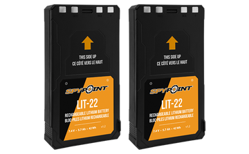 Spypoint LIT-22 Rechargeable Lithium Battery Pack 7.4V 5.4Ah - Twin Pack