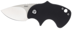 Columbia River CRKT 7930 Orca Compact 1.79" Folding Plain Satin D2 Steel Black GRN