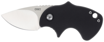 Columbia River CRKT 7930 Orca Compact 1.79" Folding Plain Satin D2 Steel Black GRN